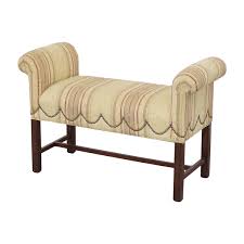 Find storage & leather ottomans today. 55 Off Ethan Allen Ethan Allen Upholstered Bench Chairs
