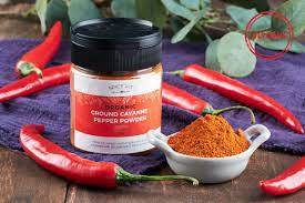 There are so many different health benefits for instance it increases blood flow, it can besides cayenne pepper having great health benefits and also great medicinal values it's also great for cooking. Healthy Snacks Malaysia Spice Kit Organic Ground Cayenne Pepper Powder Strong