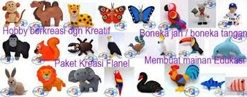 Gambar pola kain flanel berwarna hijau untuk digunakan sebagai pangkal bunga. Paket Belajar Kreasi Flanel Dilengkapi Tutorial Pola Beitrage Facebook