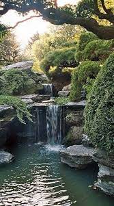 Japanese Hill And Pond Garden Waterfalls In The Brooklyn Botanical Garden New York City Phot Brooklyn Botanical Garden Garden Waterfall Gardens Of The World