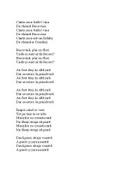 Florile de liliac negativ karoke. Canta Cucu BatÄƒ L Vina