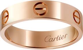 Love Ring Love Ring 18k Rose Gold Width 5 5mm Cartier Love Ring Rose Gold Engagement Ring Vintage Love Ring