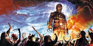 The Wicker Man Iron Maiden Eddie Wicker Man Iron Maiden Posters
