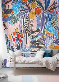 Stick And Peel The Best Self Adhesive Wallpapers For The Kids Room Paul Paula Tapete Design Floral Pintura Parede