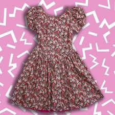 Get the best deals on tailored 100% silk vintage dresses for women when you shop the largest online selection at ebay.com. 80s Vintage Garden Tea Floral Party Dress Gem