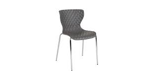 Flash Furniture LF-7-07C-GRY-GG Lowell Contemporary Gray Plastic Stackable  Chair