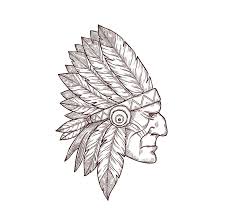 If you like indian headdress tattoo, you might love these ideas. Indian Chief Tattoo Stock Illustrations 1 430 Indian Chief Tattoo Stock Illustrations Vectors Clipart Dreamstime