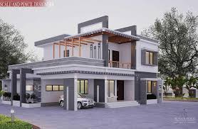 Contemporary Home Designs By Scale And Pencil Architects In Kochi Http Www Scaleandpencil New Model House Home Design Images Modern Exterior House Designs