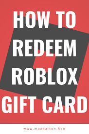Roblox redeem codes gift card, you can watch this video by beamgoosty showing you how to redeem roblox gift cards. How To Redeem Roblox Gift Card Max Dalton Tutorials