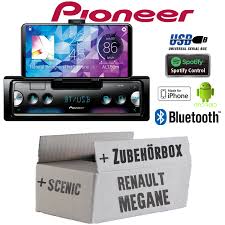 Scenic ii climatronic cz ii. Paket Autoradio Radio Pioneer Sph 10bt Smartphone Empfanger Mit Bluetooth Spotify Android Iphone 4x50watt Einbauset Fur Renault Megane Scenic 2 Just Sound Best Choice For Caraudio Just Sound De