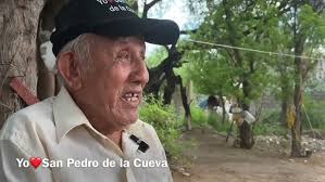 María Tarazón explains her murals of the Pancho Villa massacre in San Pedro  de la Cueva