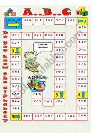 Alphabet exercises the english alphabet. Alphabet Board Game Esl Worksheet By Imelda