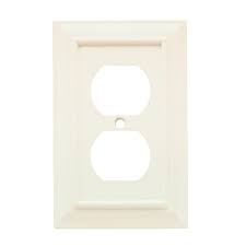 Creating a decorative plate wall. Hampton Bay White 1 Gang Duplex Outlet Wall Plate 1 Pack New Open Box Walmart Com Walmart Com