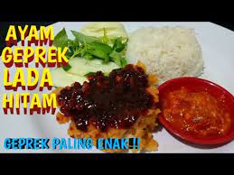 Ayam Geprek Lada Hitam Kreasi Geprek Paling Enak Youtube
