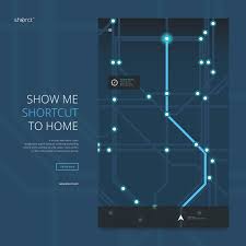 Road Map Application Illustration 210912 Vector Art At Vecteezy