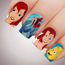 Check spelling or type a new query. Ariel Little Mermaid Disney Full Cover Nail Decal Art Water Slider Sticker