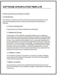 2 Software Specification Templates Free Printable Word Formats Templates Templates Printable Free Software