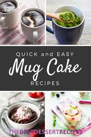 It's perfectly sweet and full of warm vanilla flavors, and because it's ready in barely 5 minutes, it's the ideal cure for those. 42 Mug Cake Recipes Ideas Mug Cake Chocolate Mug Cakes Mug Recipes