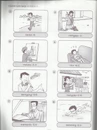 Kamu juga bisa mulai dari huruf (aphabet). Gambar Kata Kerja Cikimm Com
