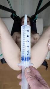 Hard Cross-fertilization with Syringe in the Love Swing: Amateur Amateur  Porn