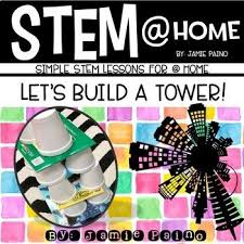Stem At Home Let S Build A Tower Tpt Free Lessons Stem Lesson Elementary Resources