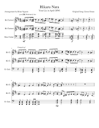 Your lie in april was always one of my favorite animes, and every single time rewatching it i always cry. Your Lie In April Op Clarinet X Bass Sheet Music For Clarinet In B Flat Bass Mixed Trio Download And Print In Pdf Or Midi Free Sheet Music Musescore Com