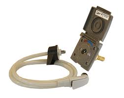 Buy exterior shower for your travel trailer or motorhome. Outdoor Utility Points External Shower Point Grey