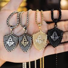 Royal arch mason jewel fob pendant. Masonic Necklaces Freemason Necklace Bricks Masons