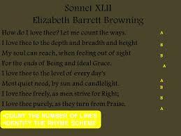 How Do I Love Thee Let Me Count The Ways Rhyme Scheme The Renaissance Period Ppt Download