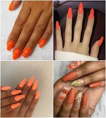 Carte blister rose pastel laque de couleur lukky 043, vernis à ongles en gel de 5,5 ml, produits de manucure sûrs pour bébé. Ongle En Gel Orange Idees Pour Arborer La Manucure Star De La Rentree