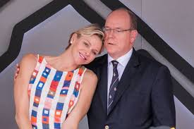 Princess Charlene Of Monaco And Prince Albert Ii Of Monaco Are Seen On The Podium At Circuit De Monaco On May 27 2018 I Princesa Charlene Monaco Prince Albert