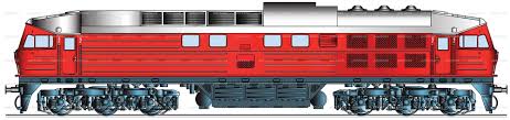 vector image of diesel electric locomotive used by bulgarian state railways bdz the locomotive is known as ludmilla in form train electric locomotive design