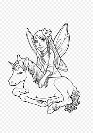 Bring deine vorstellungskraft auf ein neues realistisches level. Ausmalbild Elfe Einhorn Legendare Kreatur Malbuch Elf Png Herunterladen 2480 3508 Kostenlos Transparent Strichzeichnungen Png Herunterladen