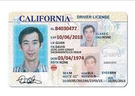 California Drivers License Id Card Template Drivers License California Drivers License