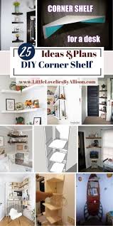 Next, use the two pine boards 1″ x 2.5″ x 27.5 and 5 pine board lengths for the shelves with gradually increased widths, to build this diy ladder bookshelf. 25 Diy Corner Shelf Ideas How To Build Corner Shelves
