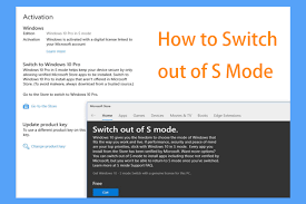 What S S Mode How To Switch Out Of S Mode In Windows 10 Windows 10 Windows Defender Switch