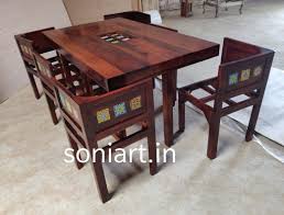 Maybe you would like to learn more about one of these? Solid Sheesham Wood Vintage Tiles Dining Table Set Sheesham Wood Vintage Tile Tile Dining Table