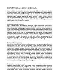 Pemuliharaan dan pemeliharaan alam sekitar langkah langkah memelihara dan memulihara alam sekitar. Kepentingan Alam Sekitar