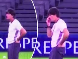 Joachim loew smells his balls and arse/euro 2016/germany vs ukraine. Germany Boss Joachim Low Caught In Another Scratch And Sniff Incident During Training Daily Star