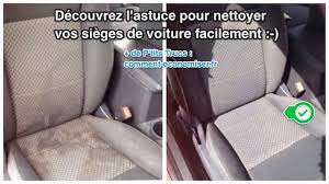 Les Sieges Sont Les Plus Gros Ramasse Poussieres Dans Une Voiture Heureusement Il Existe Un T Comment Nettoyer Nettoyant Tissu Voiture Astuces Pour Nettoyer