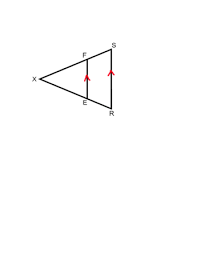 The sides of the first triangle are 7, 9, and 11. Tenth Grade Lesson Proving That Triangles Are Similar