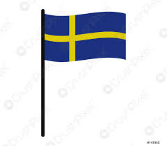 The flag of sweden (swedish: Flag Shvecii Stokovyj Vektor Crushpixel
