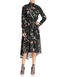 Nanette Nanette Lepore Smocked High Neck Dress 100 Exclusive Dresses Nanette Lepore Dress Floral Print Maxi Dress