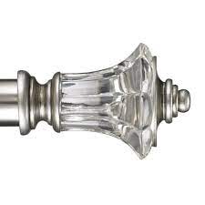 Sold and shipped by broadway lane. Art Decor Joffre 6 Ft Non Telescoping Single Curtain Rod In Antique Silver Haa6608 As The Home Depot