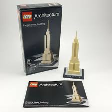 Lego Architecture Empire State Building 21002 Retired Complete Box Manual Lego Lego Architecture Empire State Building Empire State