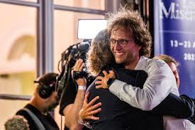 Pierre, my youngest son and right-hand man at all my concerts ...