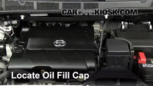 Oil change interval, km (miles). How To Add Oil Toyota Sienna 2011 2019 2011 Toyota Sienna Xle 3 5l V6