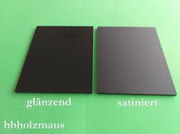 Individueller plexiglas® zuschnitt von trelixx. Acrylglas Gs Schwarz Einseitig Satiniert Matt Sagezuschnitt 325 X 140 X 3 Mm Kundensondermass Hbholzmaus Kunststoffe