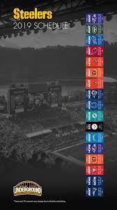 The Pittsburgh Steelers 2019 Schedule In Quarters Steel City Underground The nfl has announced the schedule.
