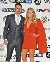 Still married to his wife ? Welsh Star Aaron Ramsey Agrees 400 000 A Week Deal To Become Britain S Highest Paid Footballer Daily Mail Online